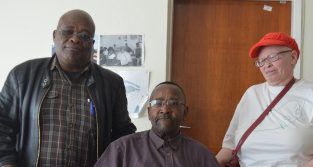 INCLUDE US: Members of the Lukhanji Disability Council want to be involved with programmes taking place in the area. They are, from left, Mawonga Yelani, Mzilakazi Toza and Bulelwa Magqaza Picture: BHONGO JACOB