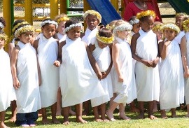 The angels of Balmoral Girls' Pre-Primary performing at the school's graduation ceremony  Picture: MARIETTE OLIVIER