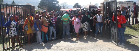 Students of a Seta project in Ezibeleni have gone on strike after the company charged with implementing the project allegedly failed to pay their stipends Picture: ZOLILE MENZELWA 