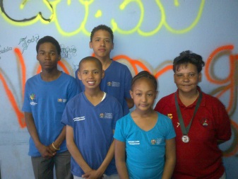 Pupils, who represented the Chris Hani district at the provincial schools table tennis games, were selected to represent the province at the SA Schools championships during December in Pretoria. Back from left, Rivaldo Constable, Kyle Simons and front from left, Cohl Simons, Nitaya McCuur and Dawne Fortuin. Foruin attended the SA Veterans championships and obtained a bronze medal 