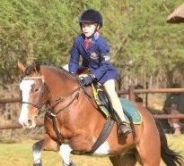WELL DONE: Balmoral Girls’ Primary School pupil Julia Sutton and her pony Pikachoo took part in the Sanesa Schools national championships in Pretoria recently and achieved the following results: Equitation 2nd, Working Riding 3rd, Utility in Hand 5th, Performance Riding 11th, Dressage 19th, 21st and 32nd, Working Hunter 26th and Jumping 29th and 30th