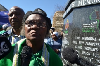 Bella Joyi, one of three women who participated in the march to the Union Buildings in 1956  Picture: ABONGILE SOLUNDWANA 