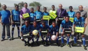 KITTED OUT: The department of sport, recreation, arts and culture donated kit to 50 teams from the Chris Hani District Picture: ABONGILE SOLUNDWANA